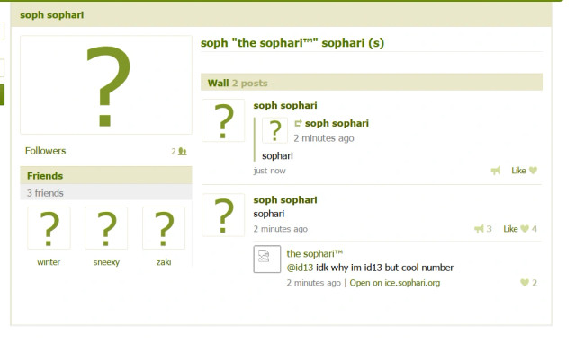 a screenshot of the instance of the user above. all images are either missing or replaced by question marks 